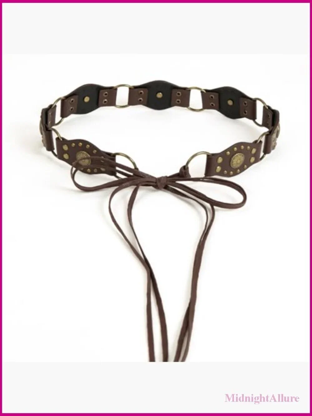 Bohemian Style Rope Braid Waist Belt, Adjustable 27.5-35.4 inch